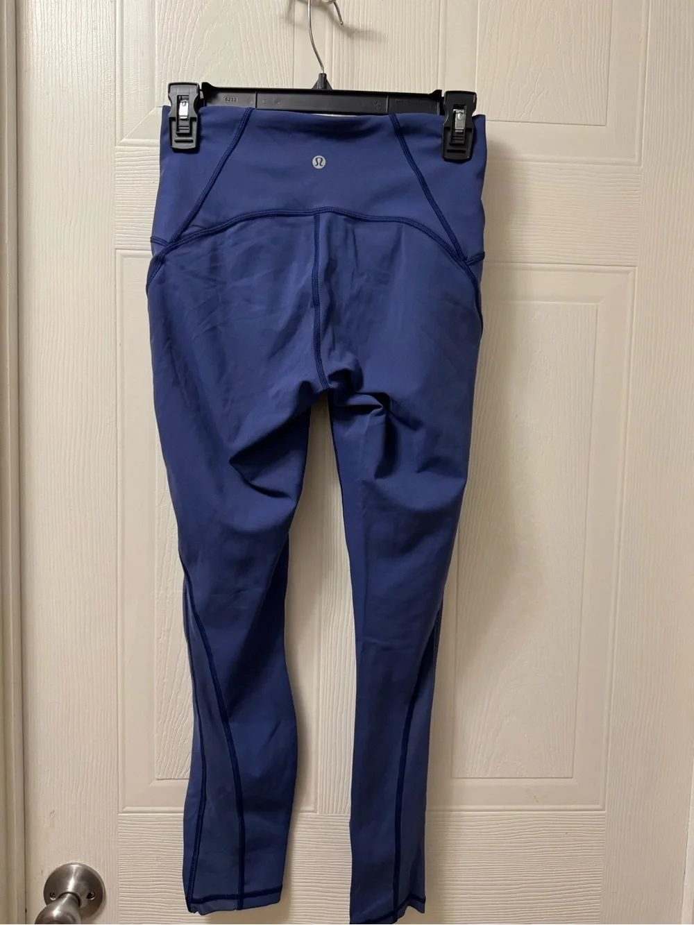 lululemon athletica Navy Blue Women's Pants with Size Button Detail